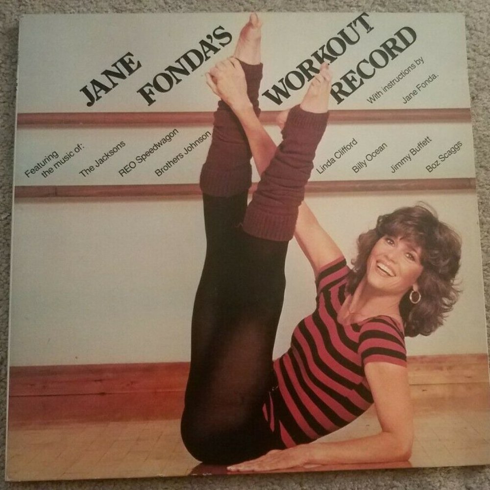 Vintage Jane Fonda's Workout Records Vinyl LP
